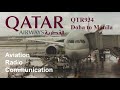 Qatar Airways 934 | Doha to Manila with ATC Communications Boeing 777 300ER A7 BAT