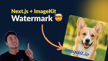Watermark and overlay on Images and videos in Next.js using ImageKit