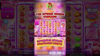 🤑 İNANILMAZ VURGUN! SUGAR RUSH SUPER SCATTER #pragmaticplay #bigwin #sweetbonanza