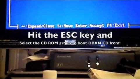 How to Wipe an HP Pavilion P6243w PC using DBAN