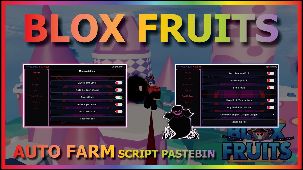 Blox fruits autofarm script pastebin