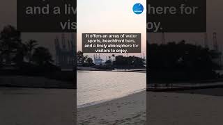 Siloso Beach is a vibrant and lively beach located on Sentosa Island, Singapore #shorts