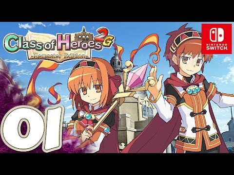 Class of Heroes 2G: Remaster Edition [Switch] Gameplay Walkthrough Part 1 Prologue | No Commentary