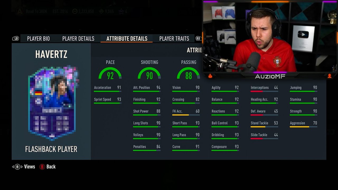 Auzio Reacts to NEW 92 Havertz SBC