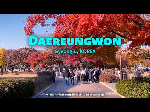 A quiet walk through ancient Gyeongju (Woljeonggyo, Wolseong, Daereungwon)