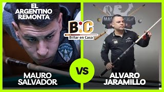 EL ARGENTINO REMONTA IMPRESIONANTE AL COLOMBIANO  Mauro Salvador Arg vs Alvaro Jaramillo   30 puntos