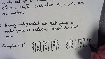 Linear Algebra 4.3.1 Basis of a Vector Space