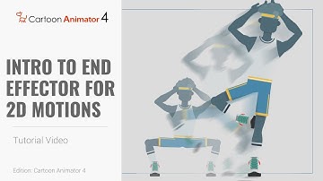 Cartoon Animator 4, Smart IK Animation Tutorial - Intro to End Effectors for 2D Motions