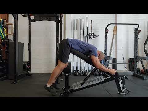 Reverse Hyperextension on Inclined Bench