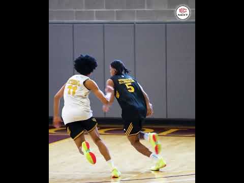 East and West squads went at it at Brooklyn College during the McDonald’s All American scrimmage 🔥🍔