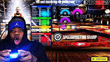 I CREATED A NBA 2K17 SPEEDBOOSTING SHARP IN NBA 2K21! BEST SHARP BUILD ON NBA 2K21!