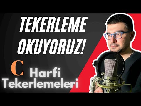 Diksiyon Dersi | Tekerlemeler | C Harfi