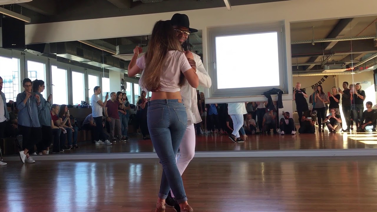 Mady Keita dancing Urban Kiz at Kizomba Invasion Frankfurt 2018