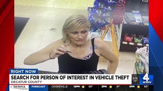Search for woman suspected of stealing truck in Decatur County