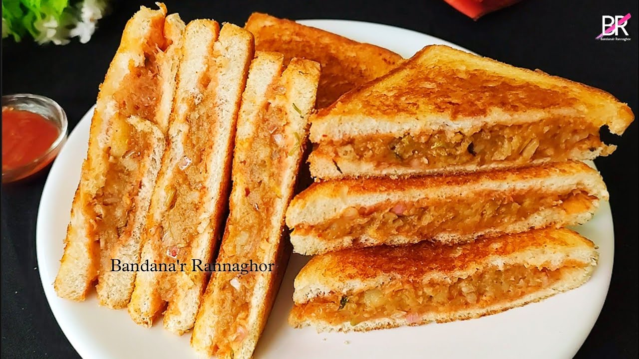 সবচেয়ে সহজ আলুর স্যান্ডউইচ রেসিপি বানিয়ে নিন ঘরে থাকা উপকরণে॥ Aloo Sandwich Recipe॥Potato Sandwich