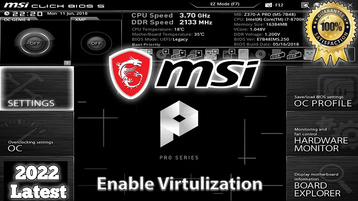 How to Enable Virtualization on msi motherboard || Enable virtualization in MSI in msi bios 2022