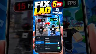 How to REDUCE LAG on Roblox in 5 Seconds! ⚡ (Boost FPS & Fix Lag)