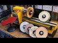 Making lathe mounted buffing wheels and polishing mops