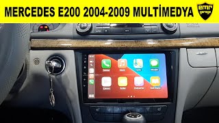Mercedes E200 Kompressor 2002-2009 Android Multimedya Ekran - Emr Garage Ankara