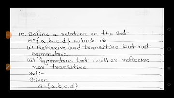 set theory exercise 4A question 10 full solution from Lalji Prasad book #vishaljihuli #bscmath