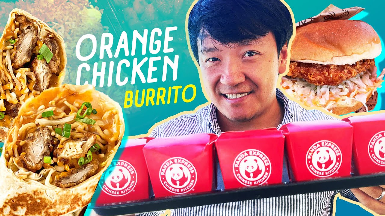 Trying ORANGE CHICKEN BURRITO at Panda Express INNOVATION KITCHEN vs