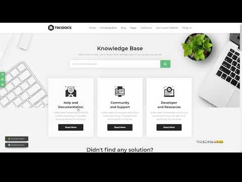 Tikidocs - Knowledgebase amp Support Forum WordPress Theme RTL