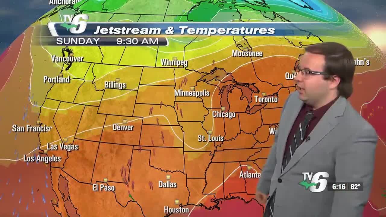 Hot air with rain chances later this week - YouTube