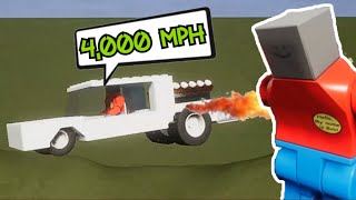 I BUILT THE FASTEST CAR IN THE WORLD!!! - Brickrigs EP 4