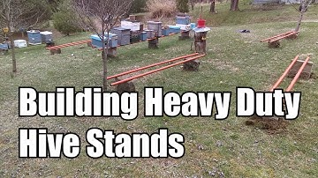 Building Heavy Duty Bee Hive Stands (Skunk Proof)