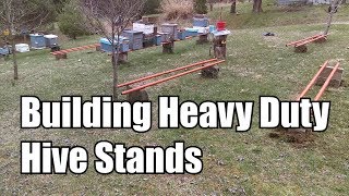Building Heavy Duty Bee Hive Stands (Skunk Proof)