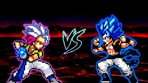 Gogeta Ultra Ego Instinct V2 OP vs Gogeta SSB V5 OP in Jump Force Mugen