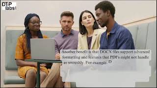 What are the benefits of converting a PDF file to a DOCX file?