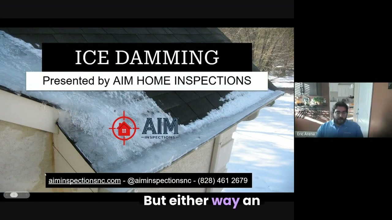 Ice Damming - AIM Home Inspections