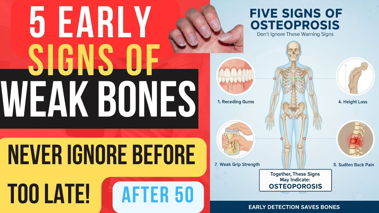 5 Early Signs of Weak Bones That You Should Not Ignore Before Its too ...