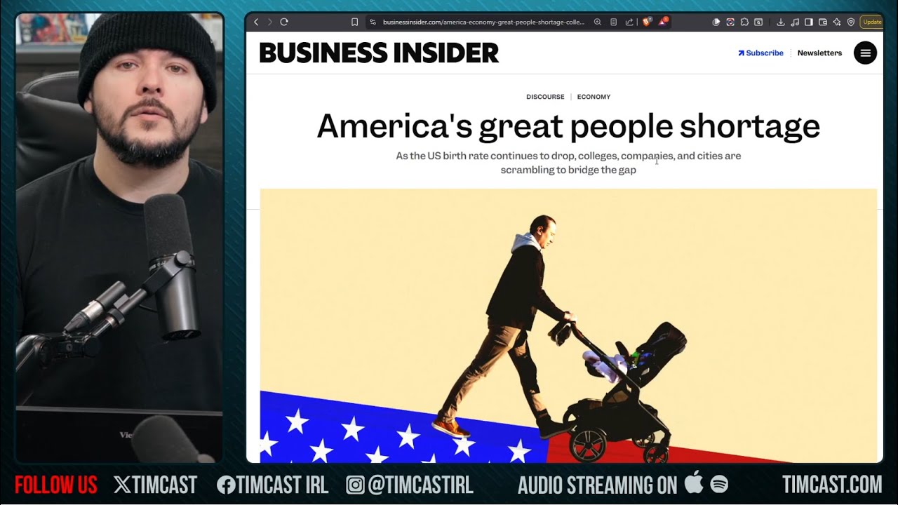 Population Collapse PART 2: Tim Pool & Elon Musk WARN Of Coming Depression, Social & Economic CRISIS