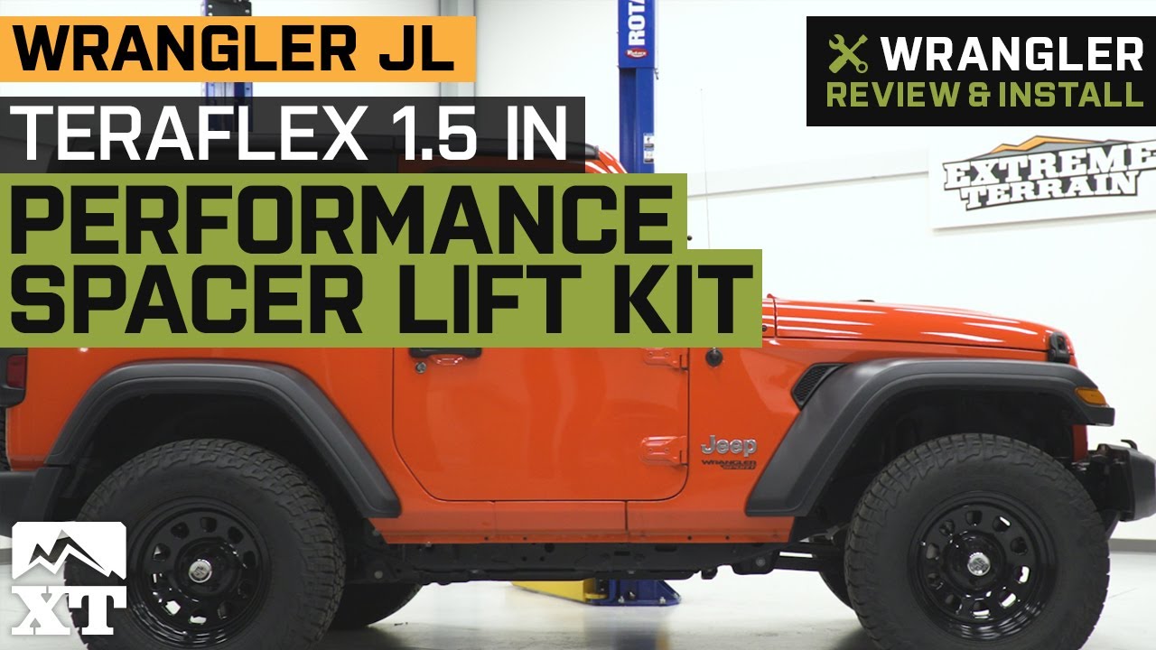 Teraflex Jeep Wrangler  Performance Spacer Lift Kit 1165100 (18-23 Jeep  Wrangler JL 2-Door) - Free Shipping