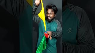 Colour 🤯 changing silk magic trick revealed 💯  #shorts #magic #tutorial #trending