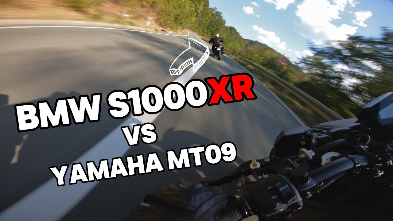 YAMAHA MT09 VS BMW S1000XR 🔥 | CHASE ON CURVES | POV & 3RD PERSON [4K]