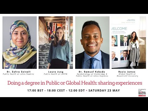 Sharing experiences: a degree in Public or Global Health?