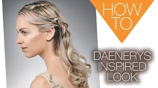 Game of Thrones Daenerys' inspired braids | HALLOWEEN | HOW TO HAIR TUTORIAL screenshot 5