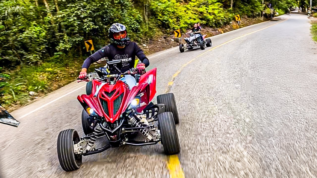 Doblando CURVAS como PROFESIONAL en mi Raptor 700R 🏁🔥