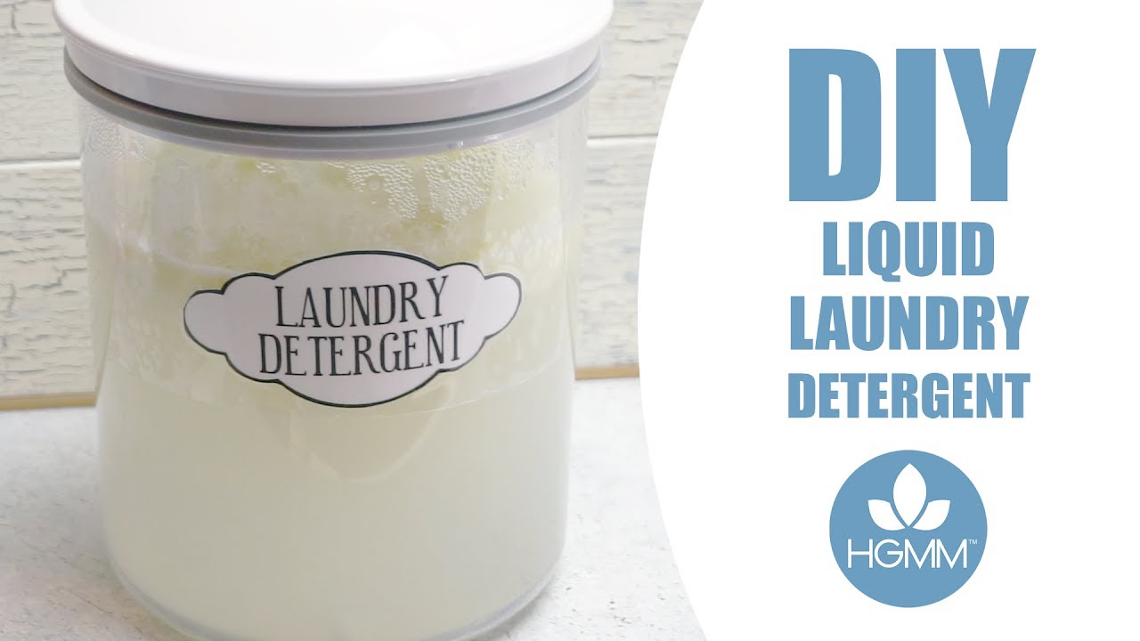 DIY Natural Liquid Laundry Detergent YouTube