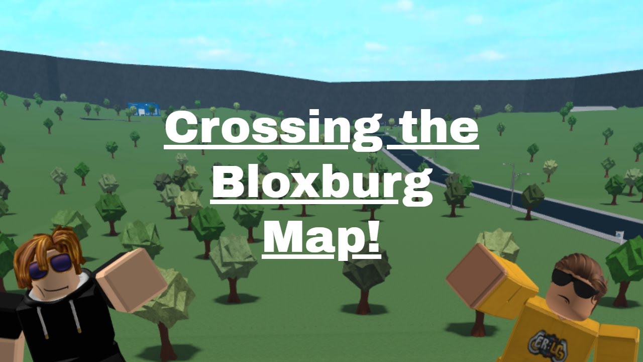Crossing the entire Bloxburg Map! (Bloxburg) (Roblox) - YouTube