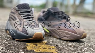 YEEZY 700 V2 GEODE & YEEZY 700 MAUVE COMPARISON ON FEET