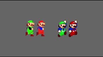 Mario And Luigi out of context | Stick Nodes Animation