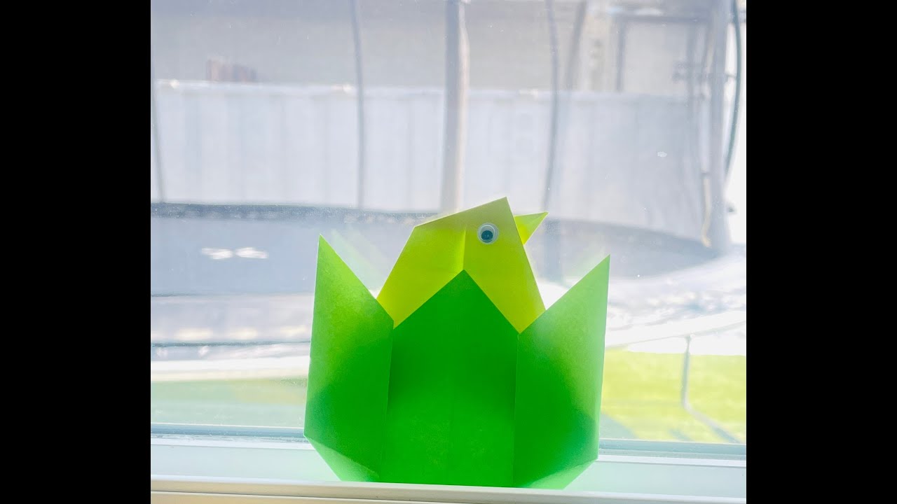 Origami Easter Fun: Baby Chick in an Egg!