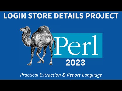 Perl Programming Project - Login & Store Details In Array 2023