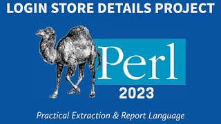 Perl Programming Project - Login & Store Details In Array 2023