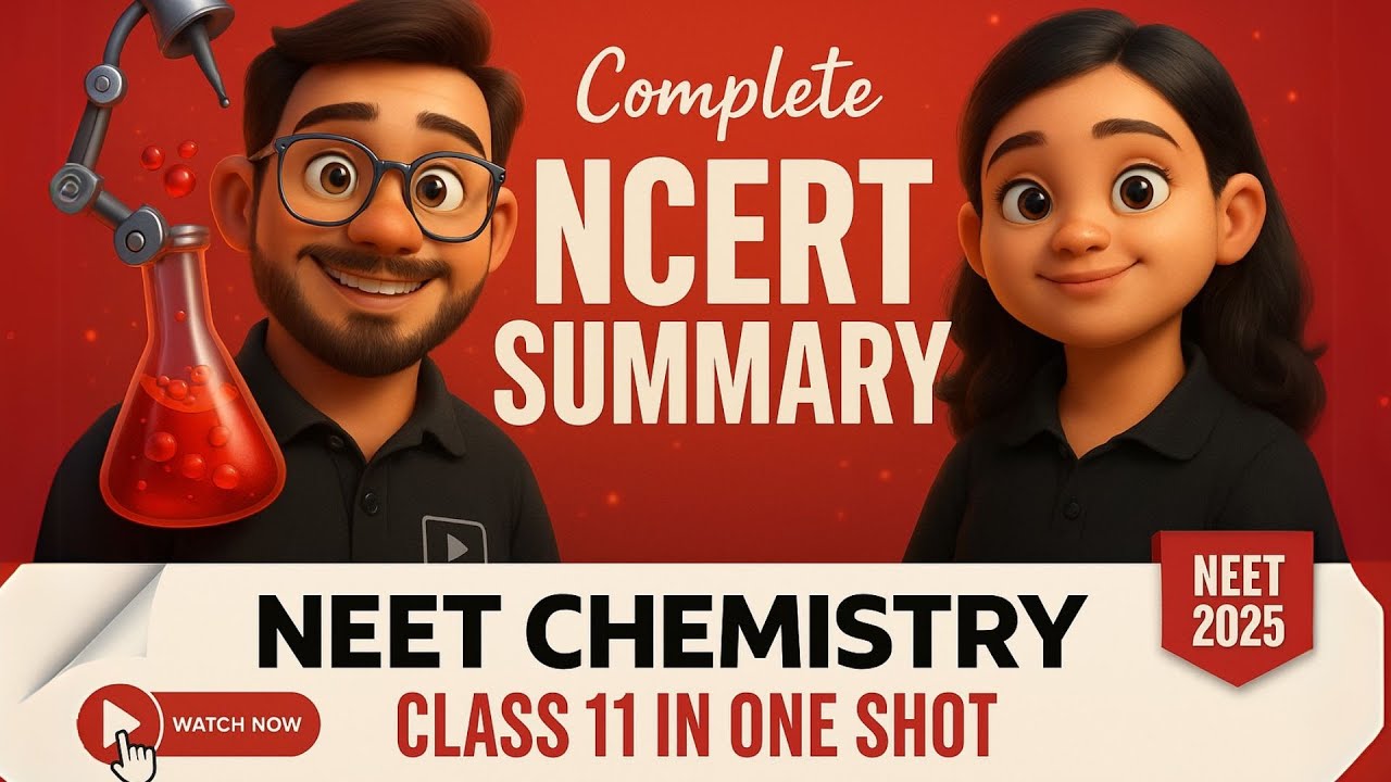 Complete NCERT Chemistry Summary in One Shot | Class 11 | NEET ...