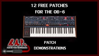 12 Free Patches for the OB-6 (Demonstrations)